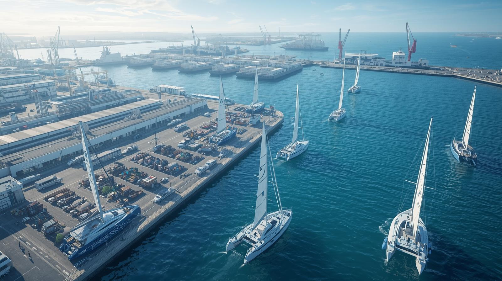 Port et voiliers — Économie bleue